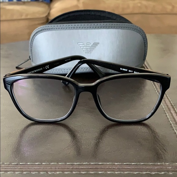 Emporio Armani eyeglass with case - Picture 1 of 4